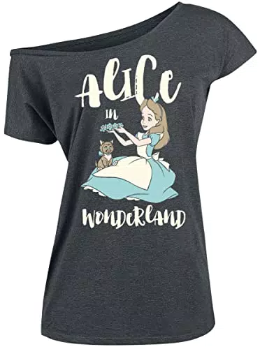 Alice im Wunderland Alice Frauen T-Shirt grau