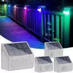 Solarlampen für Außen von Alinana - RGB-Farbwechsel, Wasserdicht für Zäune und Dekoration