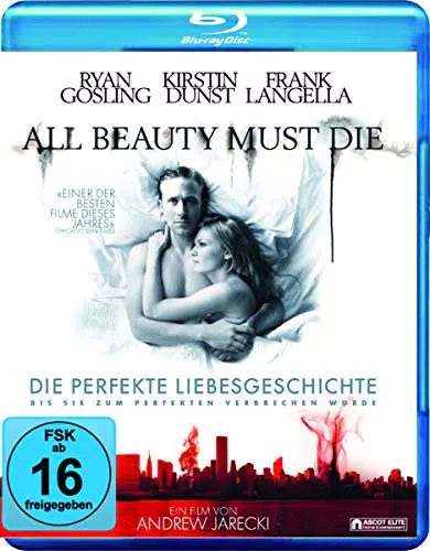 Schwarzer Blu-ray-Film "All Beauty Must Die"
