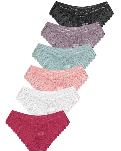 Damen Spitze Brazilian Slips - Sexy Unterwäsche für Frauen