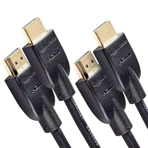 Amazon Basics HDMI-Kabel 2.0 für Ultra HD und 3D-Formate mit Audio-Rückkanal, 1.8 m