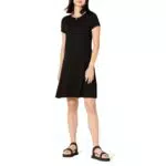 Amazon Essentials Damen Swing-Kleid mit U-Ausschnitt, Schwarz