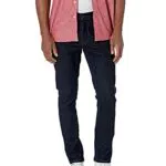 Amazon Essentials Herren Jeans, Skinny-Fit mit Stretch-Komfort, Dunkles Jeansblau.