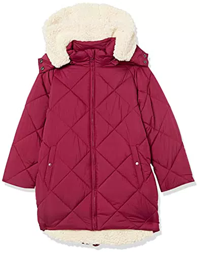 Amazon Essentials Mädchen Puffermantel mit Kapuze