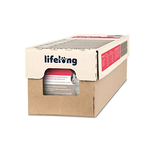 Amazon-Marke: Lifelong Katzenfutter, Pastete mit Wild