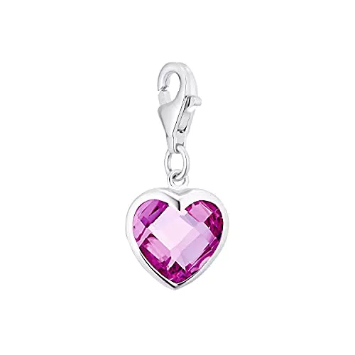 Amor Charm 925 Sterling Silber Damen Anhänger, 2, 4 cm