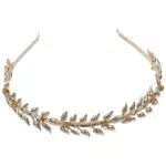 Griechische Göttin Stirnband Krone - Hochzeit Haarschmuck in Gold