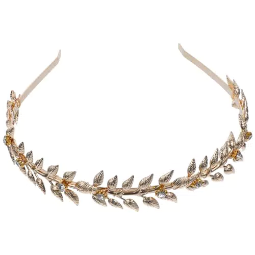 Griechische Göttin Stirnband Krone - Hochzeit Haarschmuck in Gold