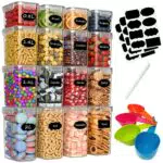 Anshuke Vorratsdosen Set für die Küche - Luftdichter Aufbewahrungsbox Organizer