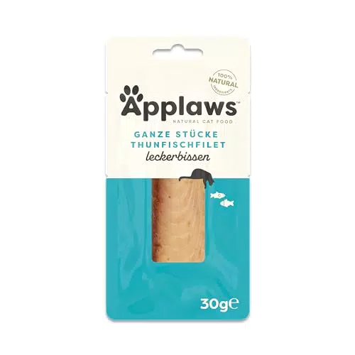 Applaws Katzenleckerli mit Ganzer Thunfisch Loin - 30g Beutel