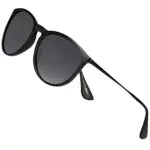 Arjien Retro Sonnenbrille - Polarisiert - UV400 Schutz - Vintage Rund - Ultraleicht TR90 Rahmen