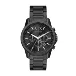 Armani Exchange Herrenuhr, Chronograph, Edelstahlgehäuse mit Armband - AX1722