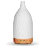 Aroma Diffusor mit Keramik Raumduft - Premium Luftbefeuchter - 15 Farblichter - Auto-Shut-Off