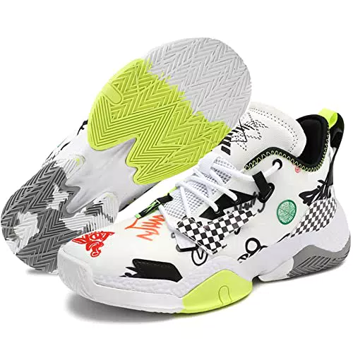 Basketball Schuhe Herren Sneakers von ASHION - Atmungsaktiv für Outdoor Sportschuhe