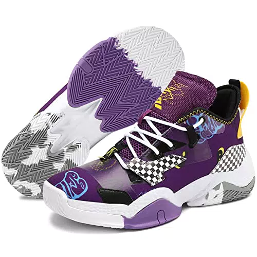 ASHION Herren Basketball Schuhe Sneakers für Outdoor Sportschuhe