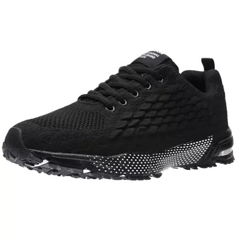 ASHION Herren Sneaker Laufschuhe - Leichte Sportschuhe für Straßenlauf und Jogging, Atmungsaktiv
