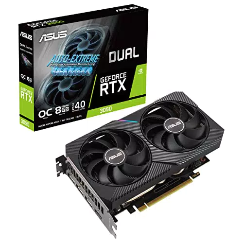 ASUS GeForce RTX 3050 8GB OC Gaming Grafikkarte - NVIDIA Ampere, GDDR6, HDMI 2.1, DisplayPort 1.4a