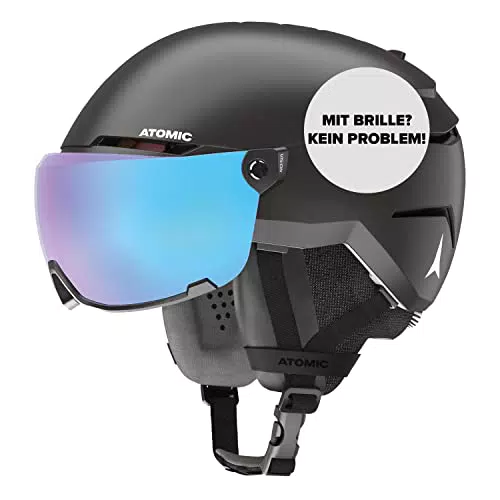 Atomic Savor Visor Stereo Skihelm mit Visier - Maximale Stoßdämpfung und Belüftungssystem