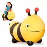 B. Toys Hüpftier Biene mit Handpumpe - Aufblasbarer Hüpfball für Kinder ab 18 Monaten