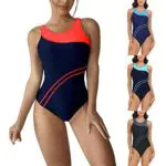 Bademode Damen: Einteiler Sommer Badeanzug Push Up für Frauen - Bauchweg Shaping Sportswear