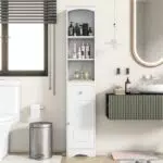 Badezimmerschrank Mehrzweckregal - Ideal für Badezimmer, Flure und Büros