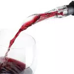 Weinbelüfter & Ausgießer aus robustem Acryl - Ideal zum Belüften von Rot-, Weiß- & Roséwein - Weindekanter Zubehör für die Feiertage