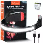 LED Stirnlampe wiederaufladbar USB C - Superhell für Camping, Joggen, Angeln - Wasserdicht & tragbar