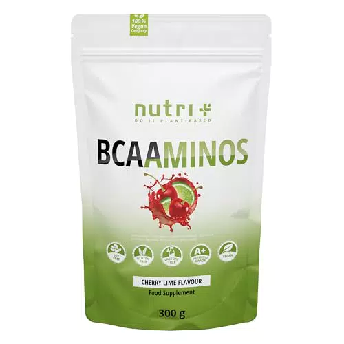 Aminosäuren Complex hochdosiert - BCAAminos Instant Powder Kirsche - Vegan - 300g