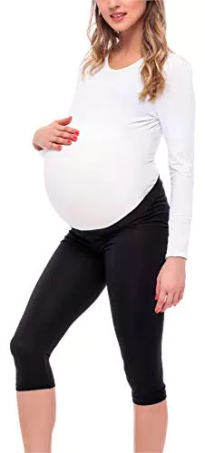 Be Mammy Umstandsleggings aus Viskose - Bequeme Schwangerschaftshose