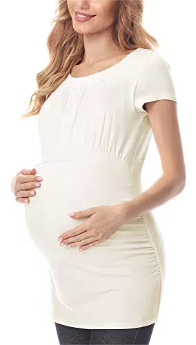 Be Mammy Umstands-Shirt Bluse mit Stillfunktion - Modell BE20-235
