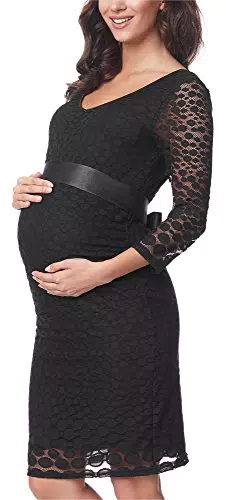 Be Mammy Umstandskleid Maternity BE20-209 - Schwarz