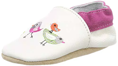 Beck Baby Krabbelschuhe für Mädchen - Vöglein