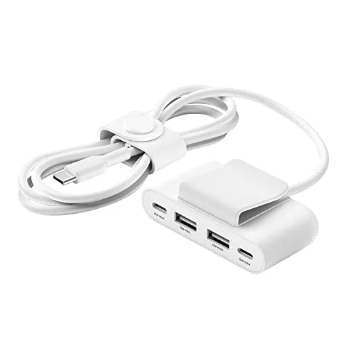 Belkin USB-Splitter mit 4 Ports für iPhone und Samsung Galaxy - 30 W Schnellladegerät
