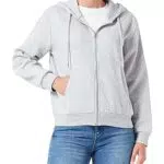 Pieces Damen Kapuzenpullover mit Reißverschluss - PCCHILLI