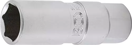 BGS Zündkerzen-Einsatz Sechskant 10 mm SW 16 mm - Stecknuss aus CV-Stahl