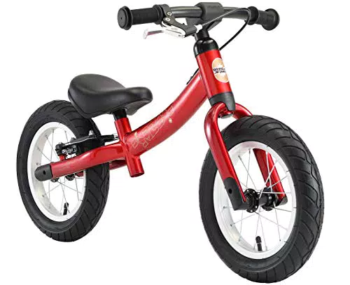 BIKESTAR Kinder Laufrad für Jungen und Mädchen ab 3 Jahren | 12 Zoll Sport Laufrad | Rot