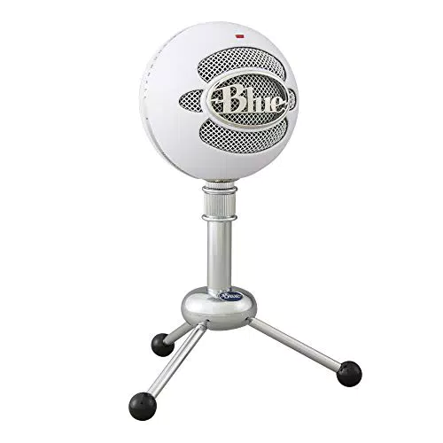 Blue Snowball USB-Mikrofon für Aufnahmen und Streaming - Hochwertiges Kondensatormikrofon mit Retro-Design