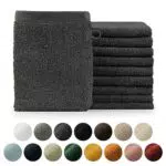 Blumtal Premium Frottier Handtücher Set mit Aufhängschlaufen - Baumwolle Oeko-TEX Zertifiziert