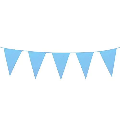 Wimpelkette aus Papier für Babyparty und Kindergeburtstag