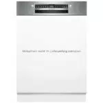 Bosch Serie 4 Geschirrspüler, Teilintegriert, 60 cm, Edelstahl