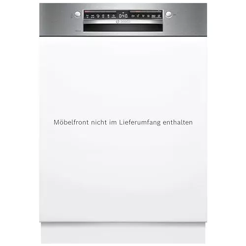 Bosch Serie 4 Geschirrspüler, Teilintegriert, 60 cm, Edelstahl