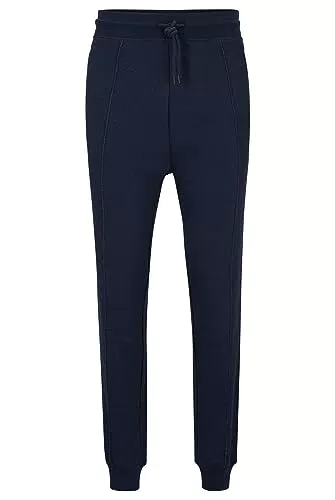 BOSS Herren Jogginghose aus Baumwoll-Terry mit Logo-Print