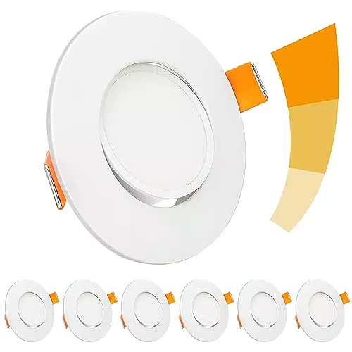 LED Einbaustrahler Dimmbar 230V Ultra Flach 5W 460lm Warmweiß - 6er Set