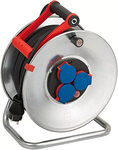 Brennenstuhl Garant S IP44 Kabeltrommel, 50m - Stahlblech (Made in Germany)