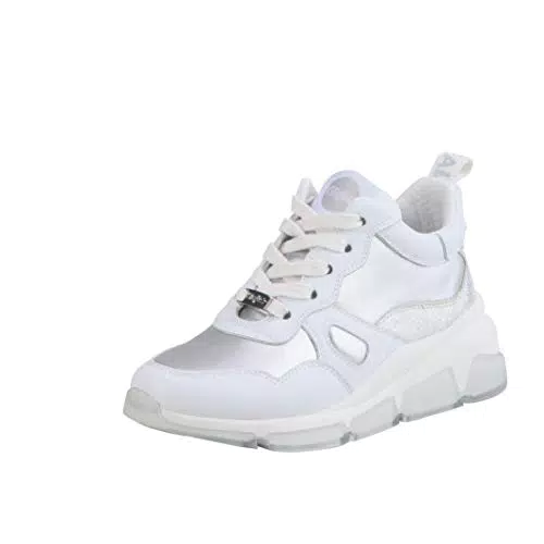 Buffalo Damen Sneaker Batter Soft - Weiß (White Silver)