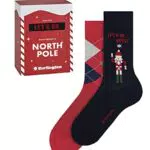 Burlington Herren Socken X-Mas Geschenkbox, Baumwolle, Größe 40-46