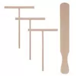 Holz Crepe Spreader und Spatel Set - Cabilock Langlebig & Praktisch