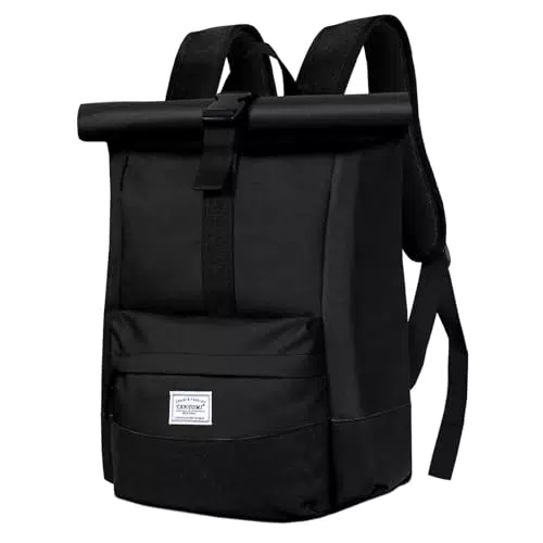 Rolltop Rucksack CALIYO für Damen & Herren - Wasserdichter Laptop Rucksack für Uni, Schule, Studium & Reisen