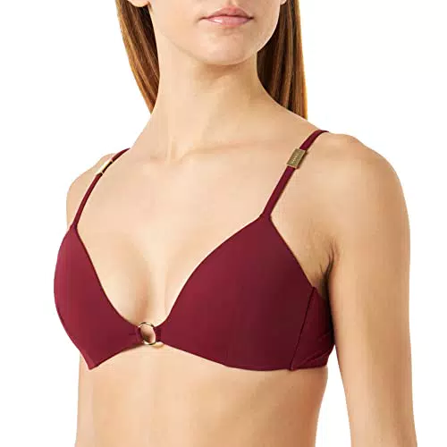 Calvin Klein Damen Bikinitop Triangel Moulded Cup - Rot