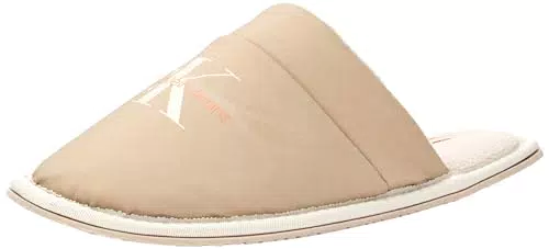 Calvin Klein Herren Hausschuhe Slipper Warm - Beige